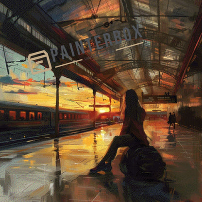 Wait at the Station by ellufija - 200 Farben