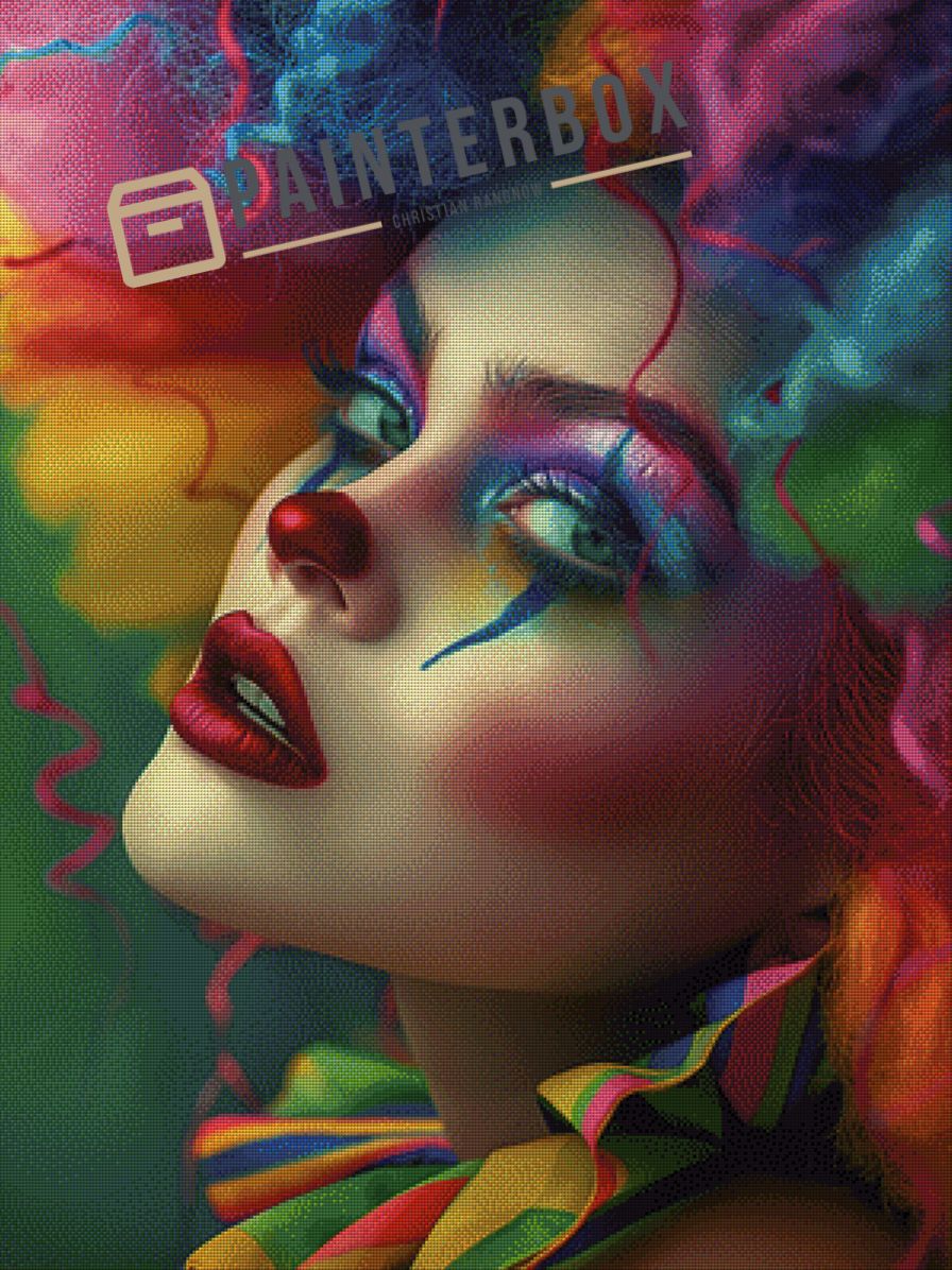 The Clown Girl by PixxChicks - 320 Farben