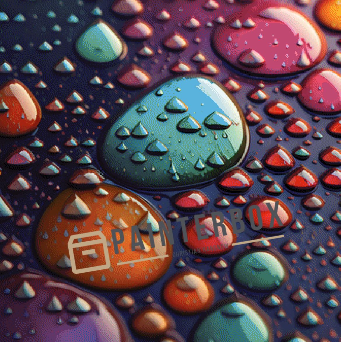 Raindrops by CaroFelicia - 310 Farben