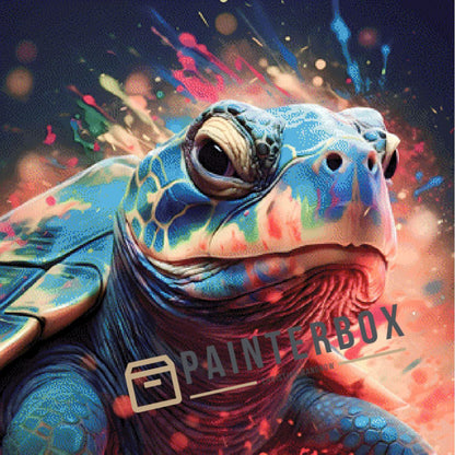 Splash Turtle by ArtRosa - 280 colors