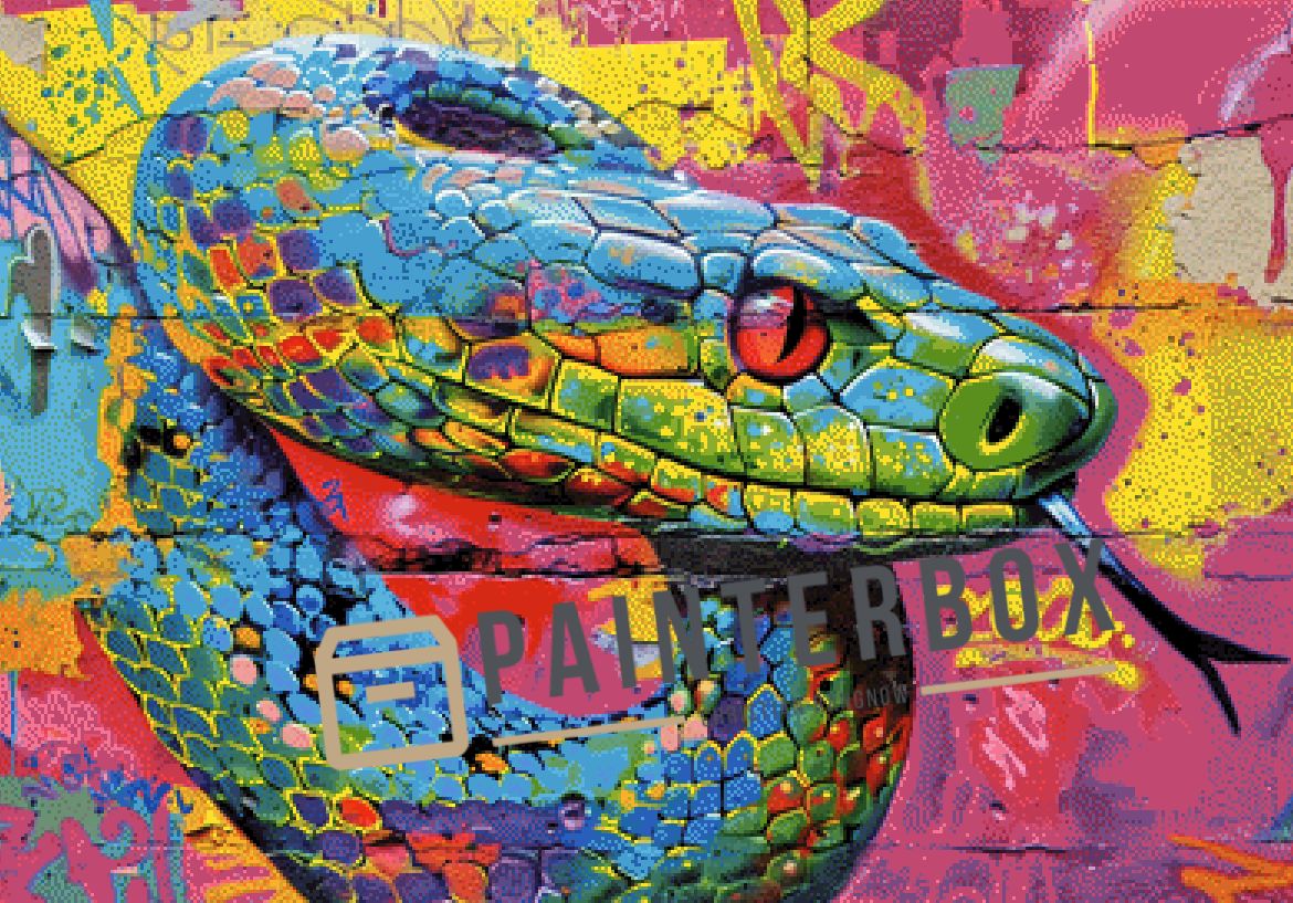 Graffiti Snake by PiXXel Pics - 380 Farben