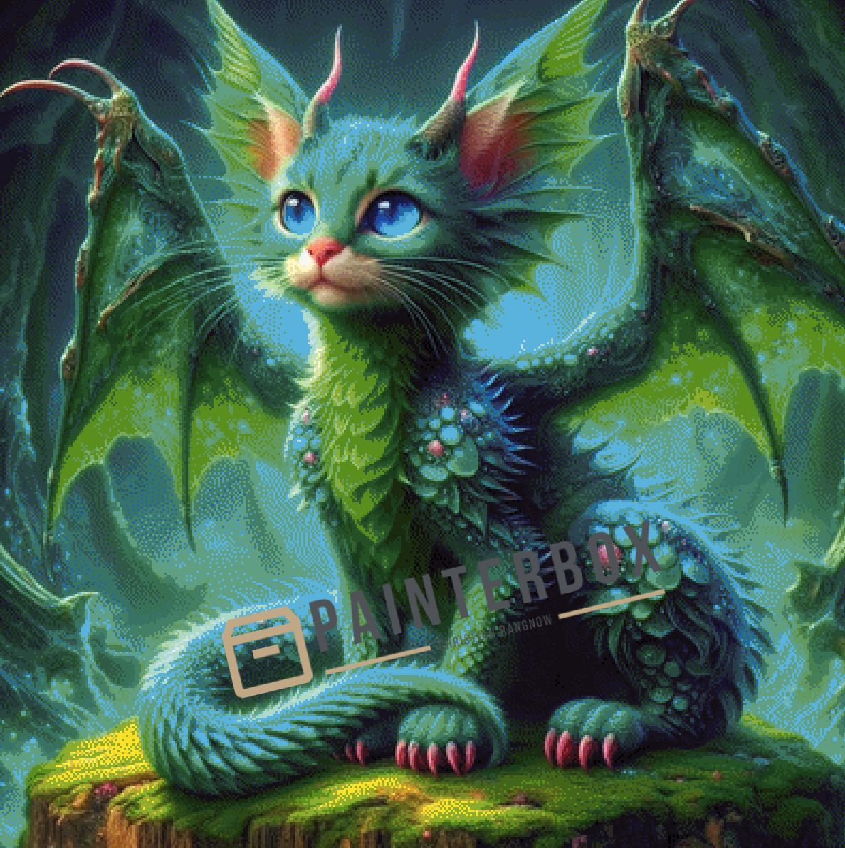 Dragon Cat by CaroFelicia - 270 Farben
