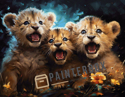 Lion Family by PiXXel Pics - 220 Farben