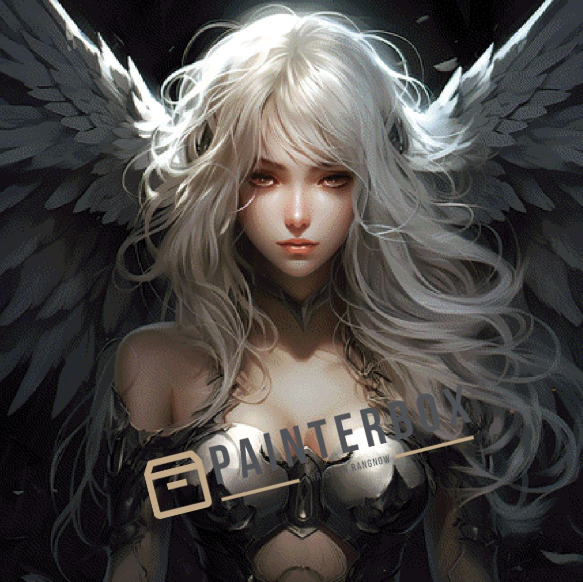 Black Angel by ellufija - 130 Farben