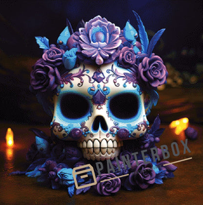 Purple Skull by ellufija - 210 Farben