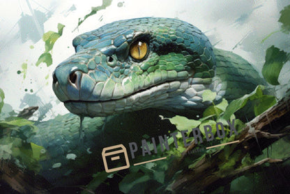 Green Snake by PiXXel Pics - 180 Farben