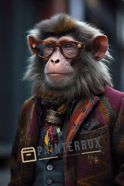 Mr. Monkey by ArtRosa - 180 Farben