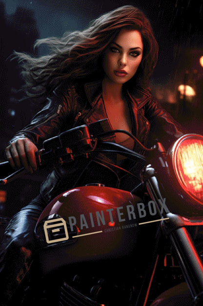 Bikergirl by ArtRosa - 200 Farben
