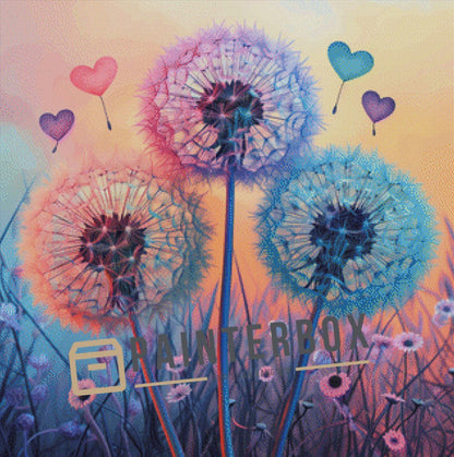 Dandelion in Love by ArtRosa - 200 Farben