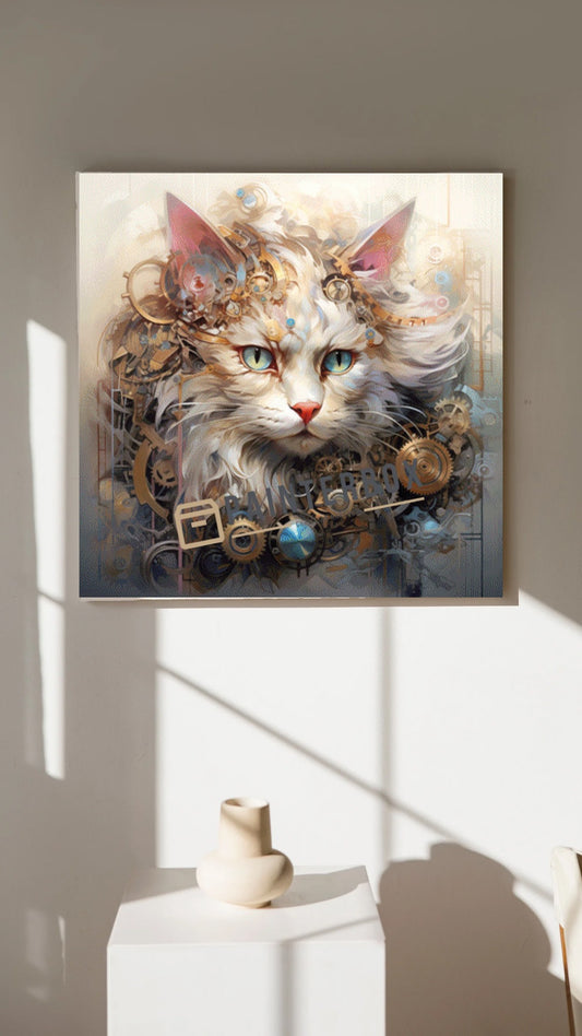 Mechanic Cat by ArtRosa - 200 Farben