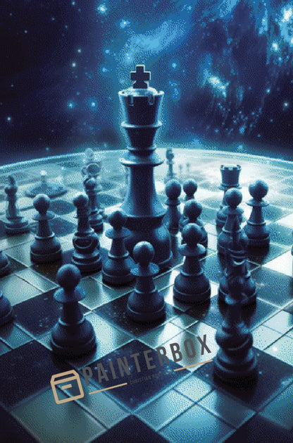 Galaxy Chess by PixxelPics 60 Farben eckig