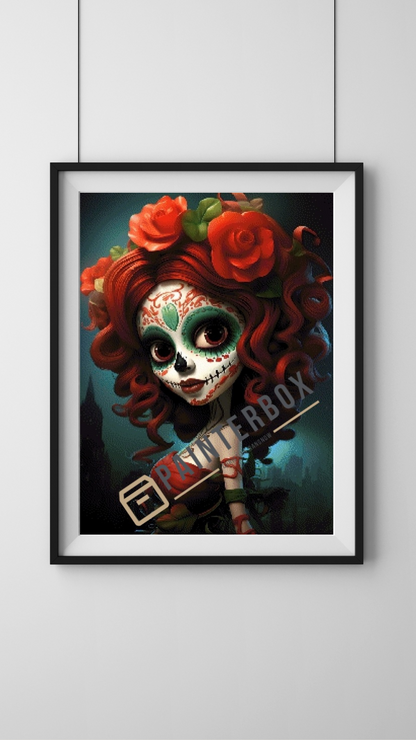 Red Muerta by PixxChicks - 200 colors