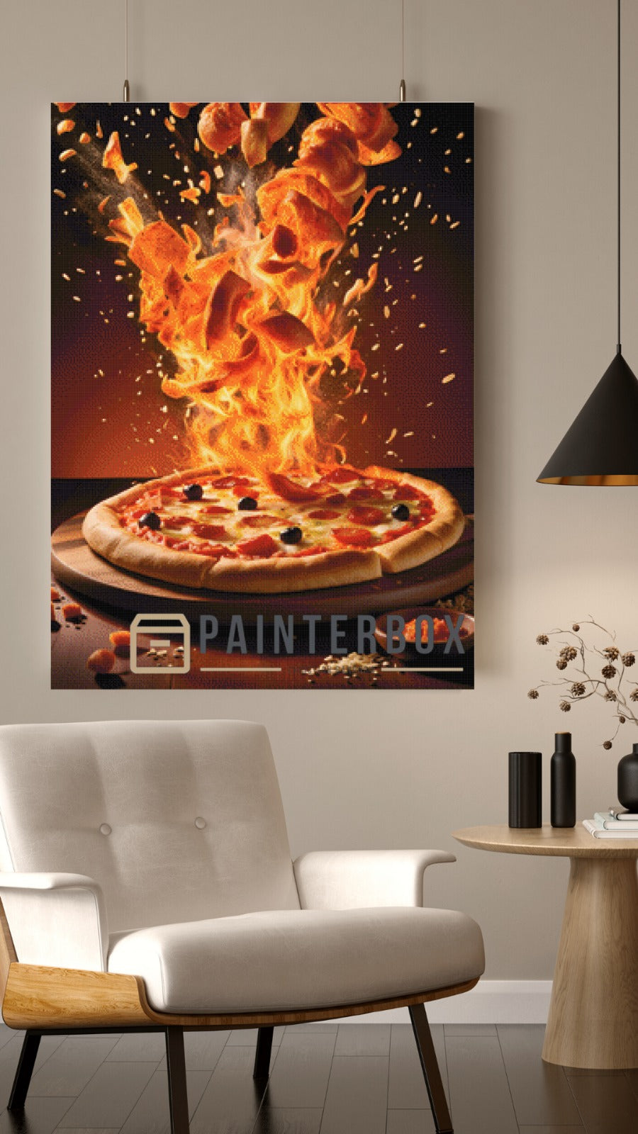 Pizza on Fire by PiXXel Pics - 140 Farben