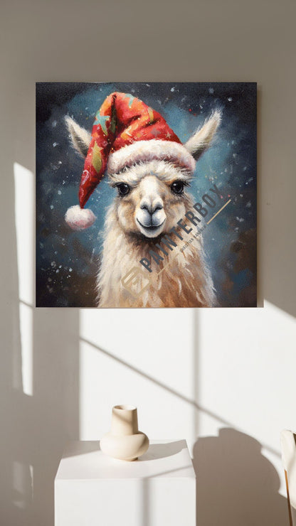 Christmas Llama by ArtRosa -250 colors