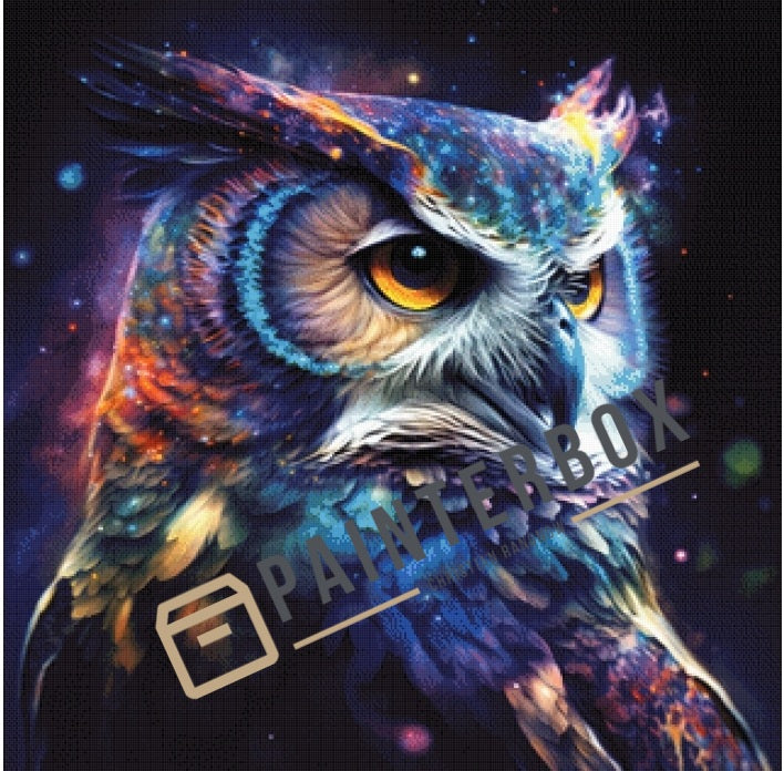 Galaxy Owl by Mr. Clay - 300 Farben
