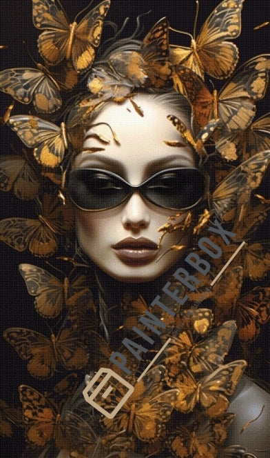 Butterfly Lady Gold by Mr. Clay 150 Farben