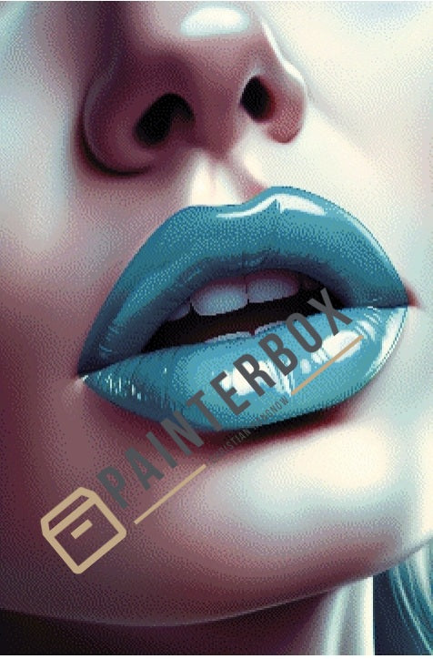 Blue Lips by Bátor Gábor 80 Farben