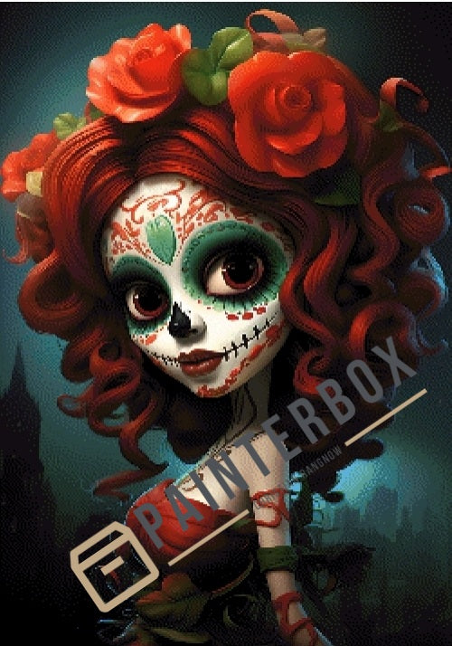 Red Muerta by PixxChicks - 200 colors