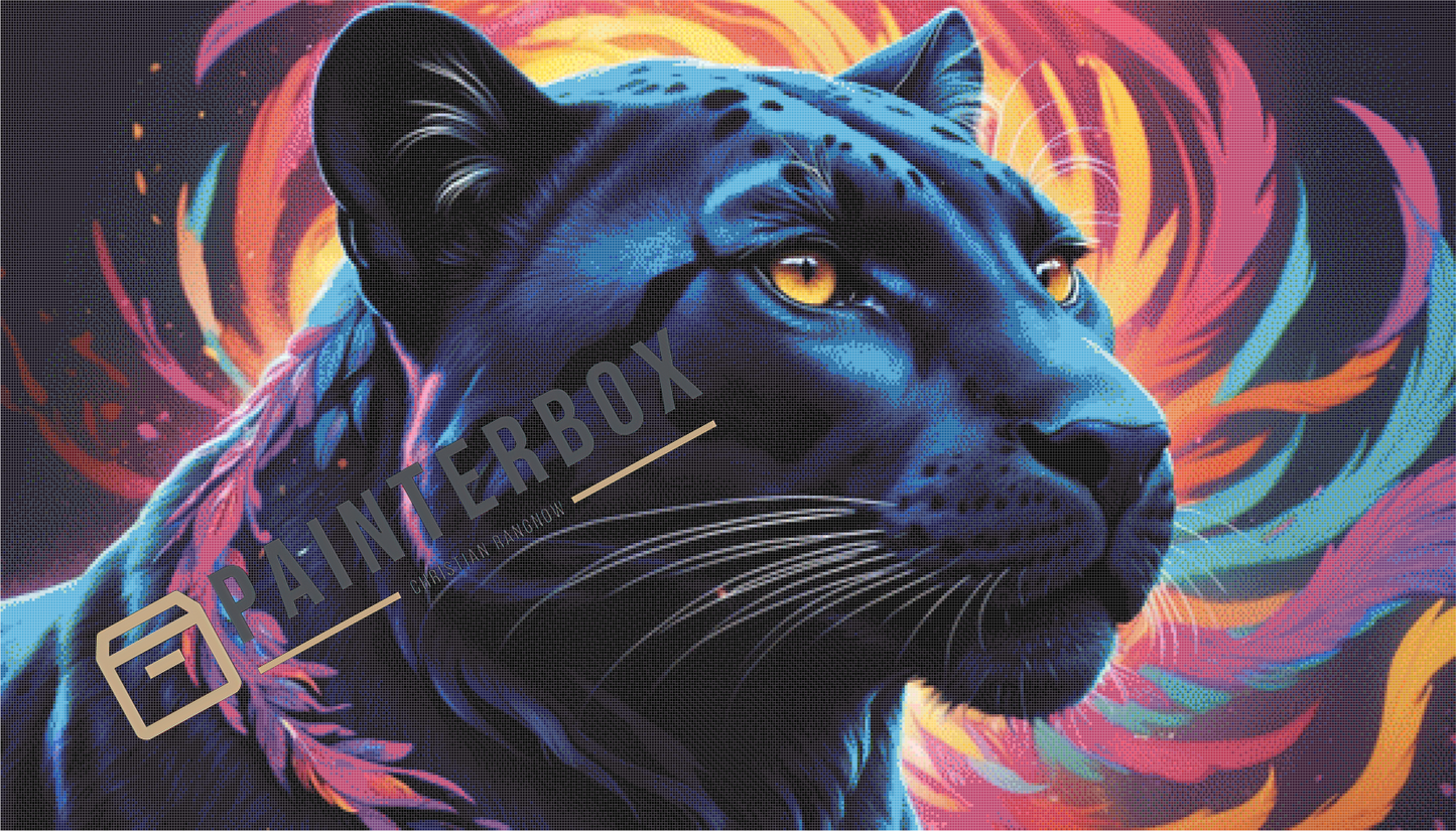 Der schwarze Panther - 220 Farben