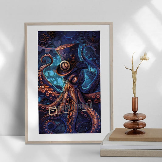 Steampunk Oktopus by PixxChicks - 180 Farben