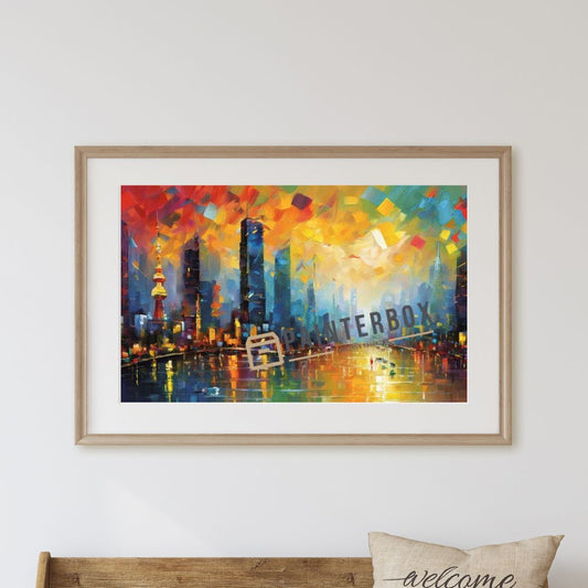 Abstract Skyline by CaroFelicia - 350 Farben