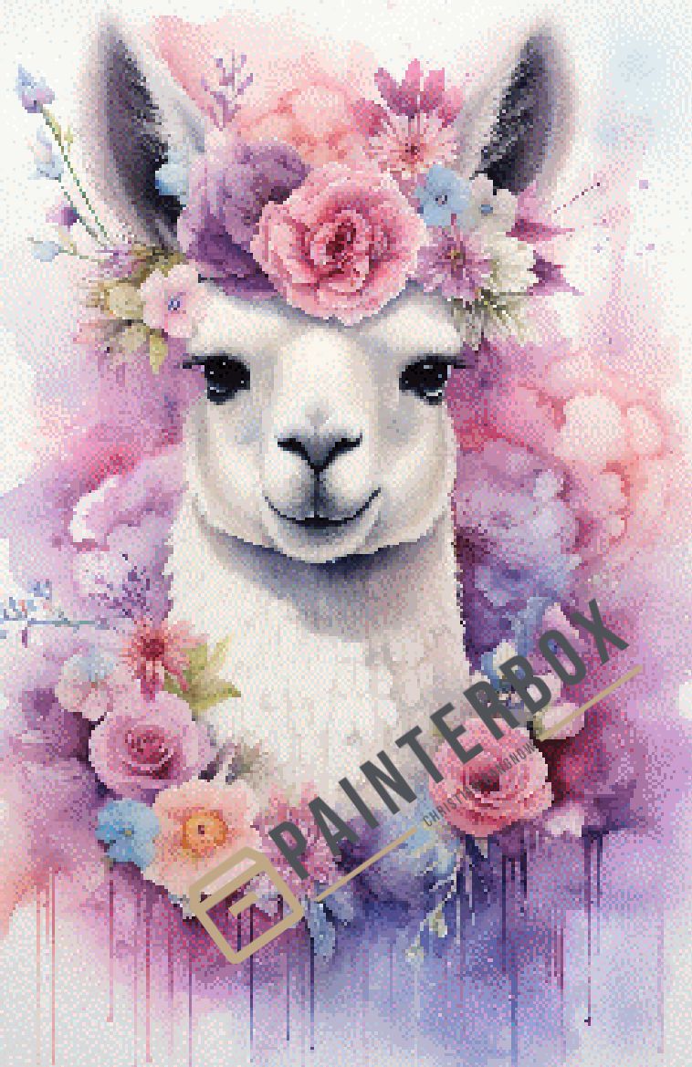 Cute Llama by PixxChicks - 180 colors
