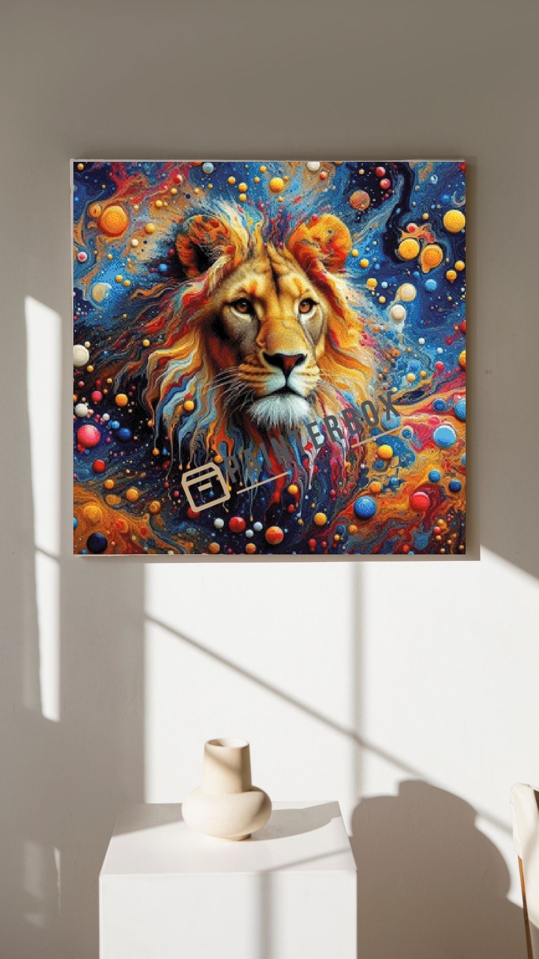 Splash Lion by CaroFelicia - 320 Farben