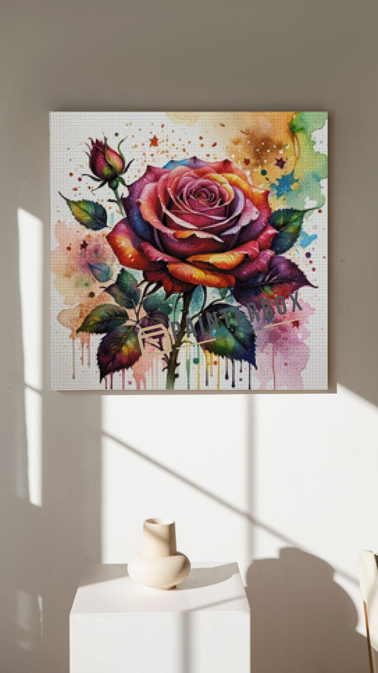 Watercolor Rose by ArtRosa - 300 Farben