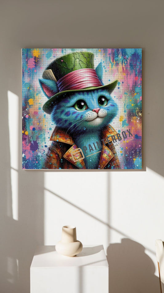 Cat with Hat by CaroFelicia - 360 Farben