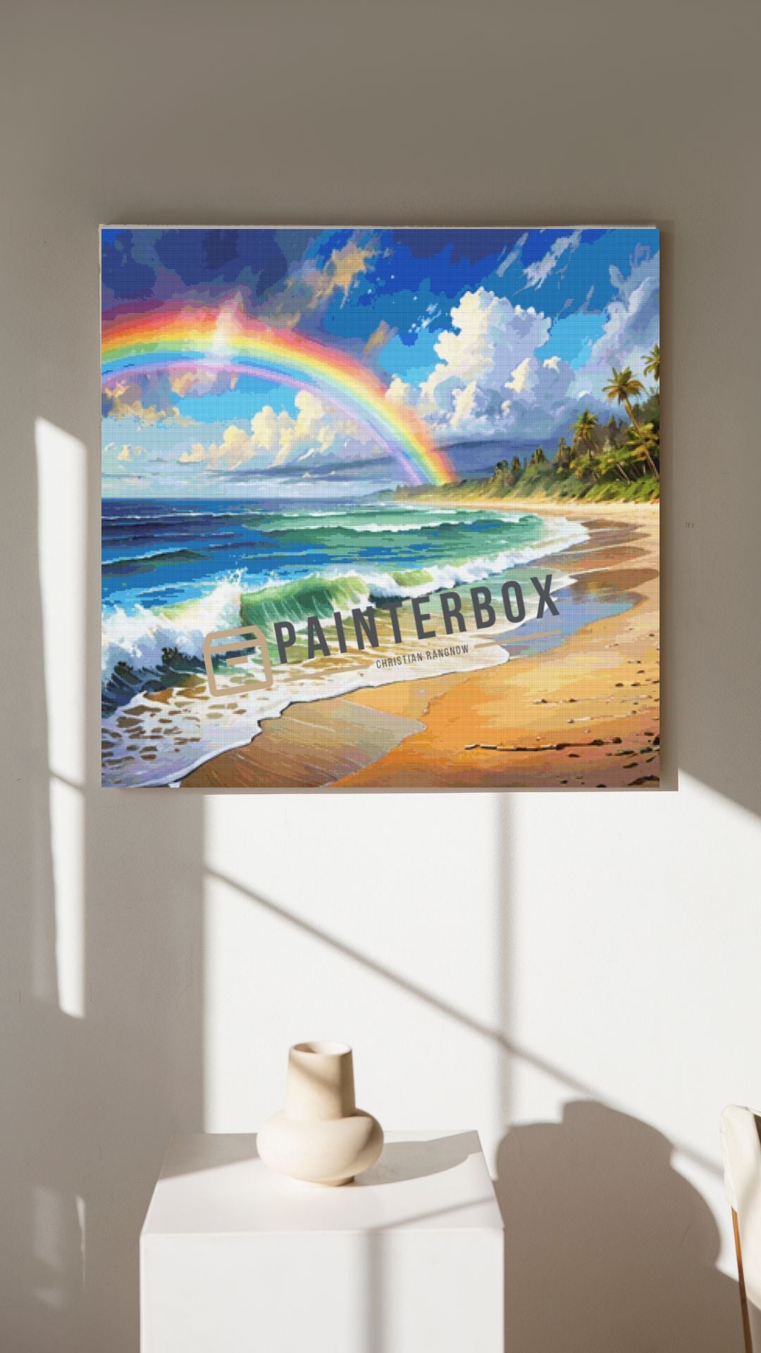 Regenbogen am Strand by ArtRosa - 290 Farben