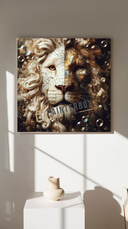 Two Face Lion by CaroFelicia - 150 Farben