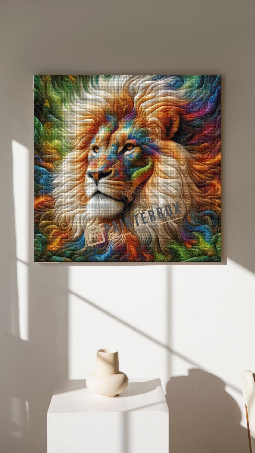 Lion Patchwork by PixxChicks - 320 Farben