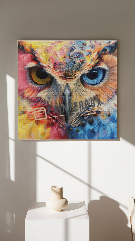 Two Eyes Owl by ArtRosa - 290 Farben