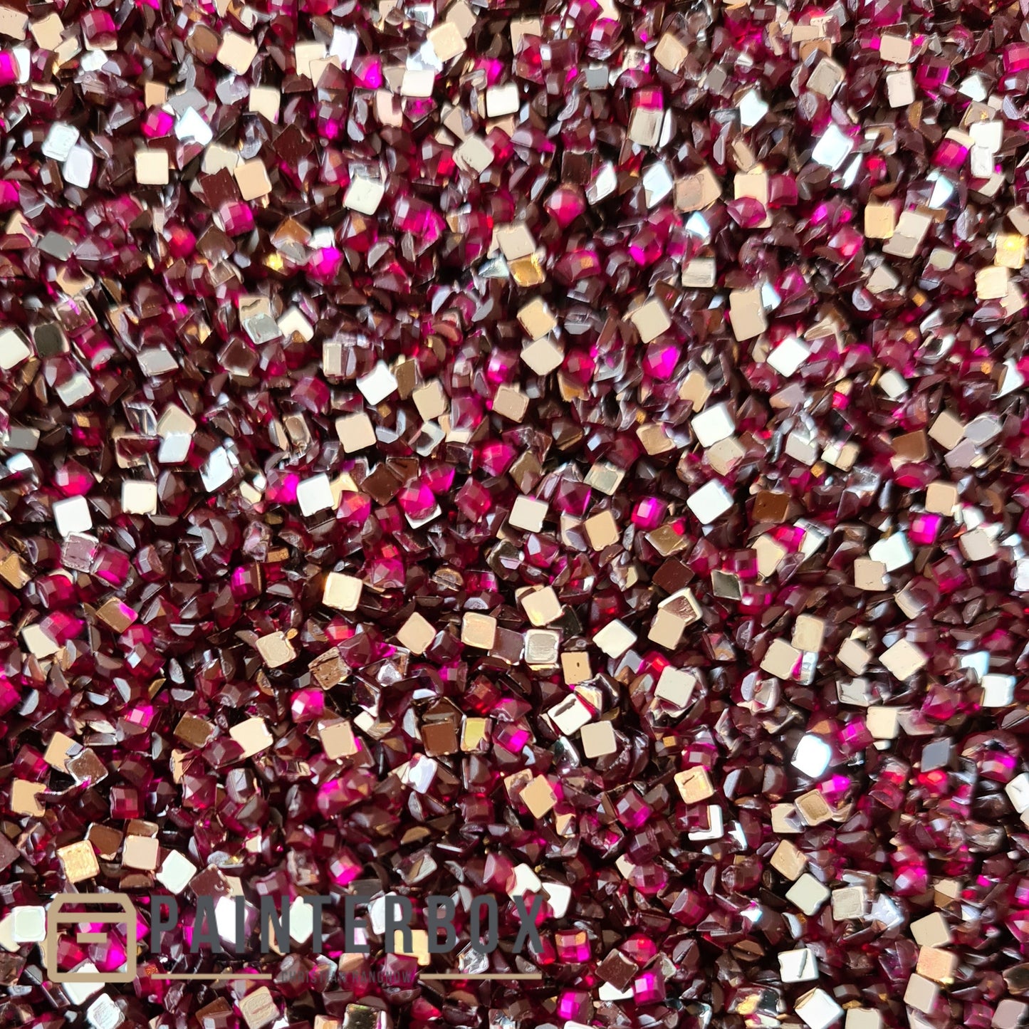 Diamond Painting – DMC Strass/Crystal Steine 917 Plum - MED