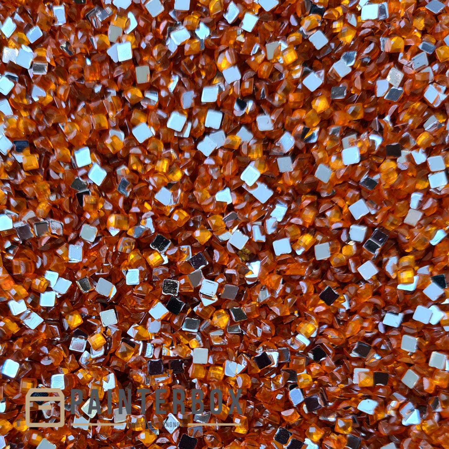 Diamond Painting - DMC Strass/Crystal Stones 740 Tangerine