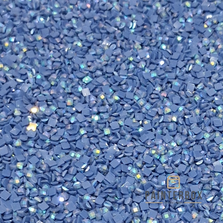 Diamond Painting – DMC Aurora Borealis (AB) Steine 3807 Cornflower Blue