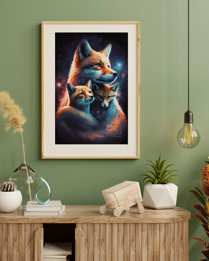 Fox Family by Bátor Gábor 240 Farben