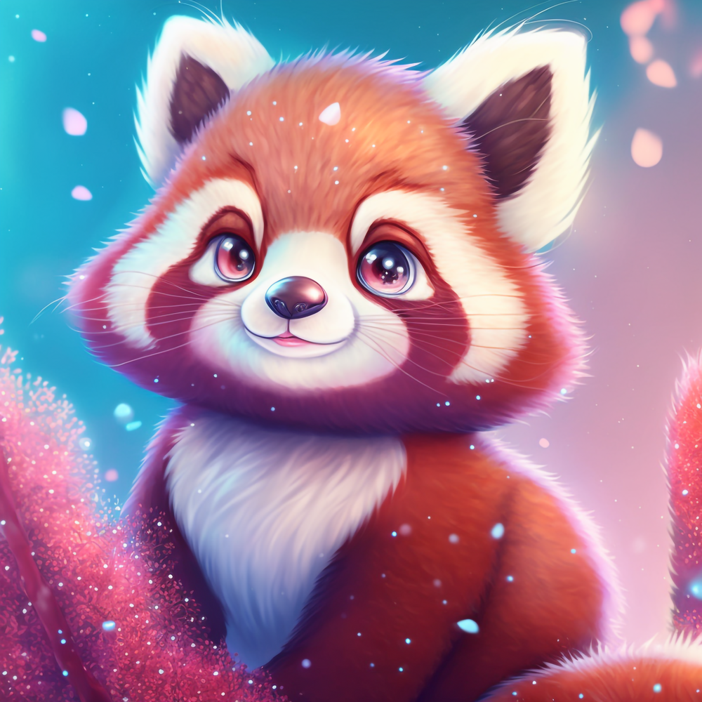Red Panda by Bátor Gábor 180 Farben