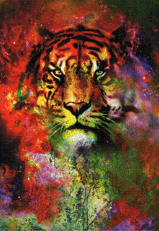 Space tiger 60 x 80 300 colors
