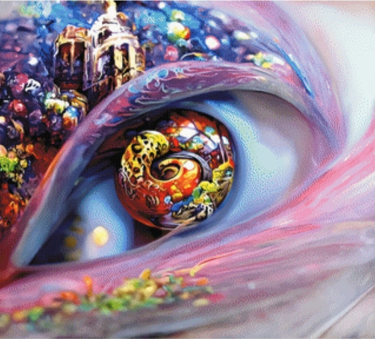 The Minds Eye by Fantastic Claire 80cm x 90cm - 330 colors