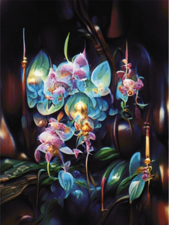 Alien Orchids by Fantastic Claire 75 cm x 100 cm - 332 Farben