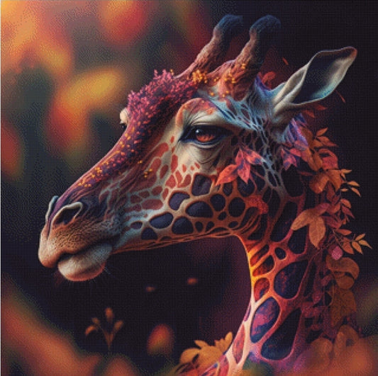 Giraffe by Bátor Gábor - 200 colors