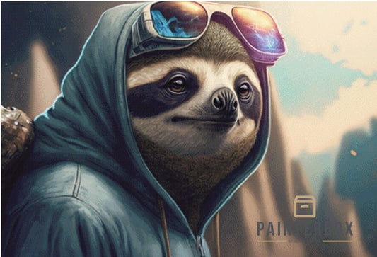 Be Cool sloth by Bátor Gábor 180 colors