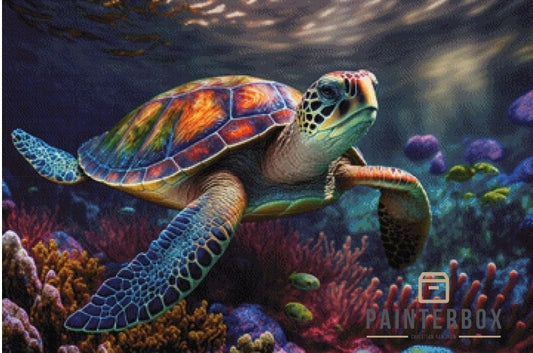 Colorful Turtle by Bátor Gábor 296 colors