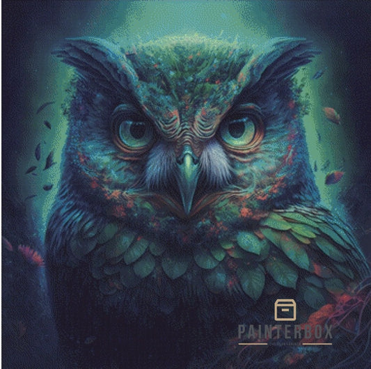 Green Owl Bátor Gábor 100 colors