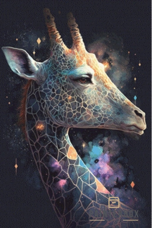 Geo Giraffe by Bátor Gábor 175 colors