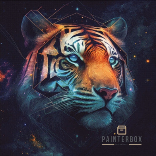 Astronomic Tiger white by Bátor Gábor 230 colors