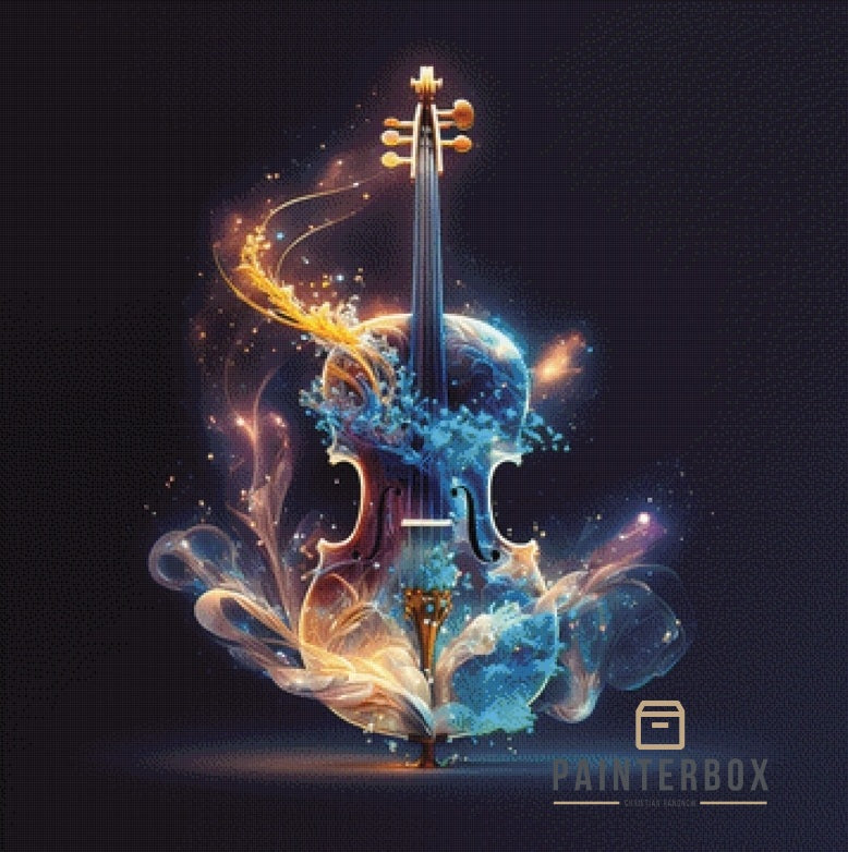 Galaxy Violin by Astrodeum - 210 colors