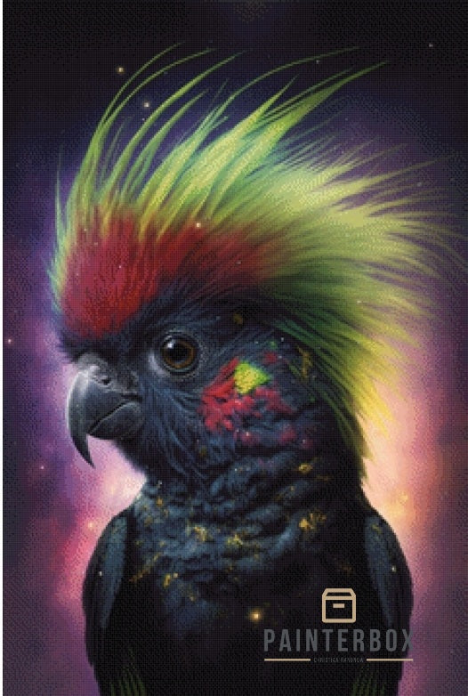 Punk Parrot by Bátor Gábor 240 Farben