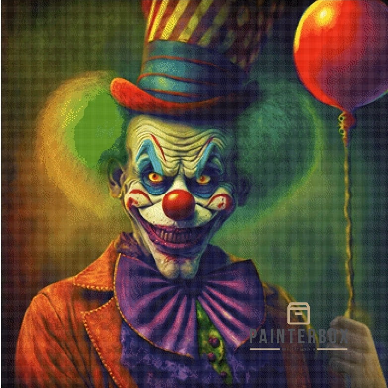 Spooky Clown by Bátor Gábor 230 colors